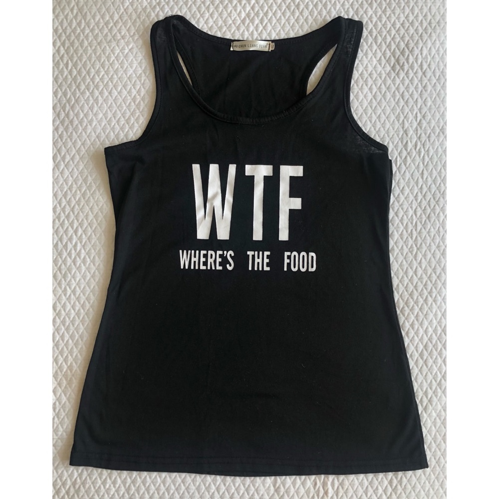 EUC, Women’s Logo Graphic Tank Top in Black